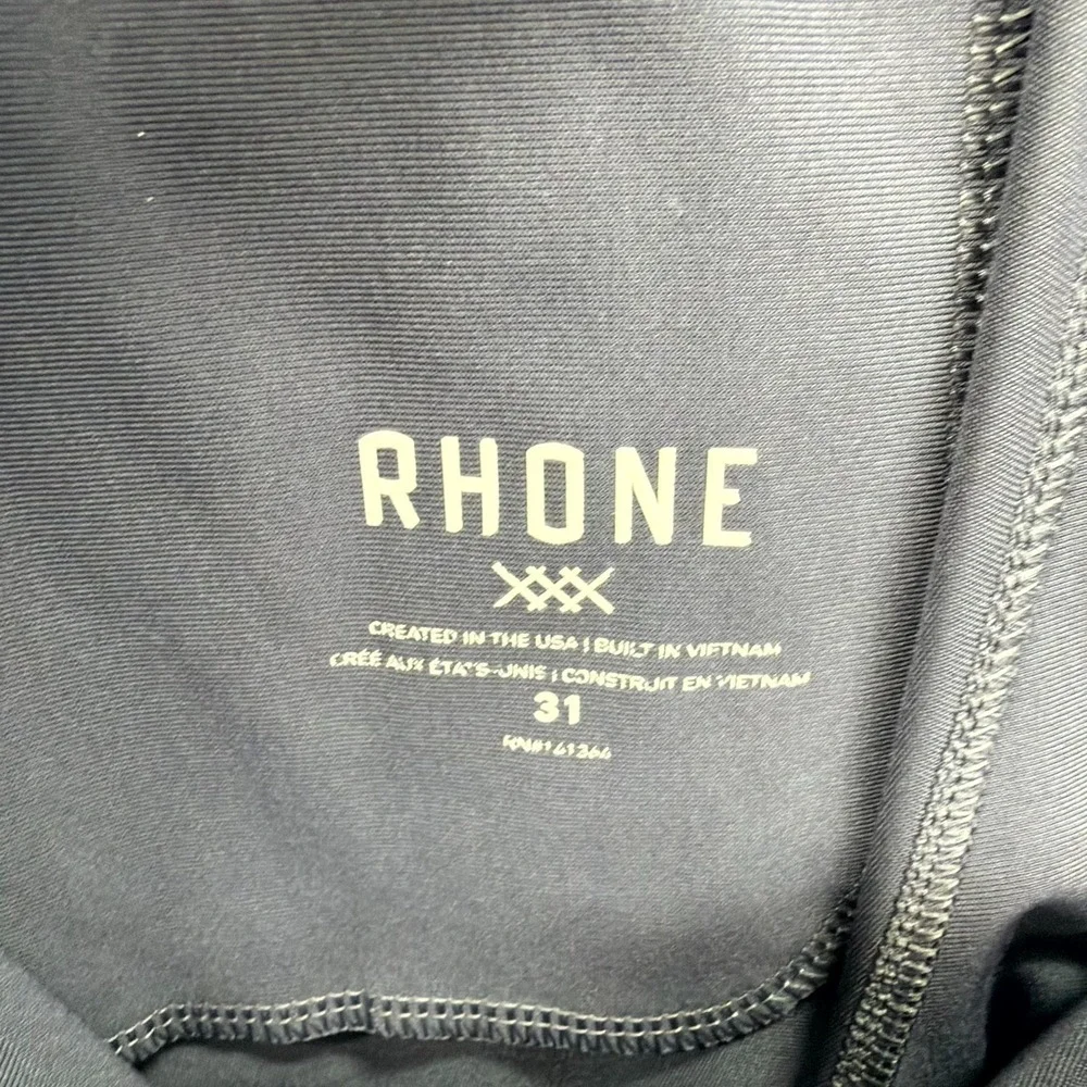 Rhone Commuter Chino Shorts Mens 31 Navy Stretch Golf Performance Golf Sun Faded